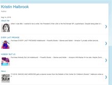 Tablet Screenshot of kristinhalbrook.com